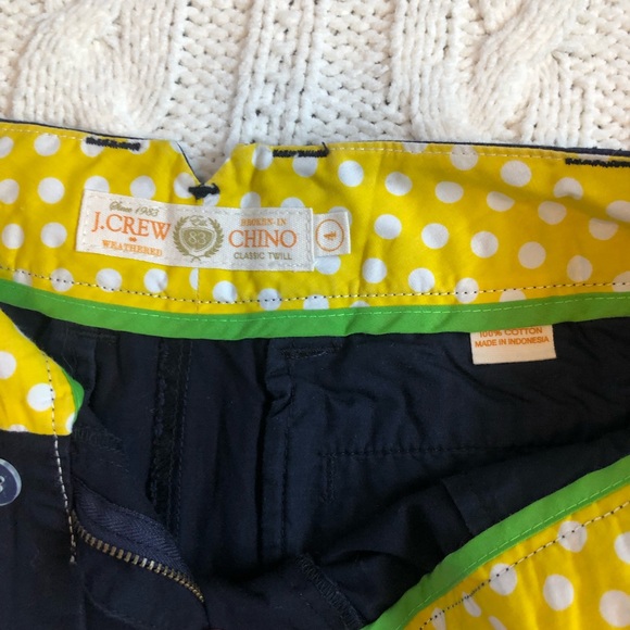 J Crew 4 navy khaki shorts NWOT - Picture 3 of 5